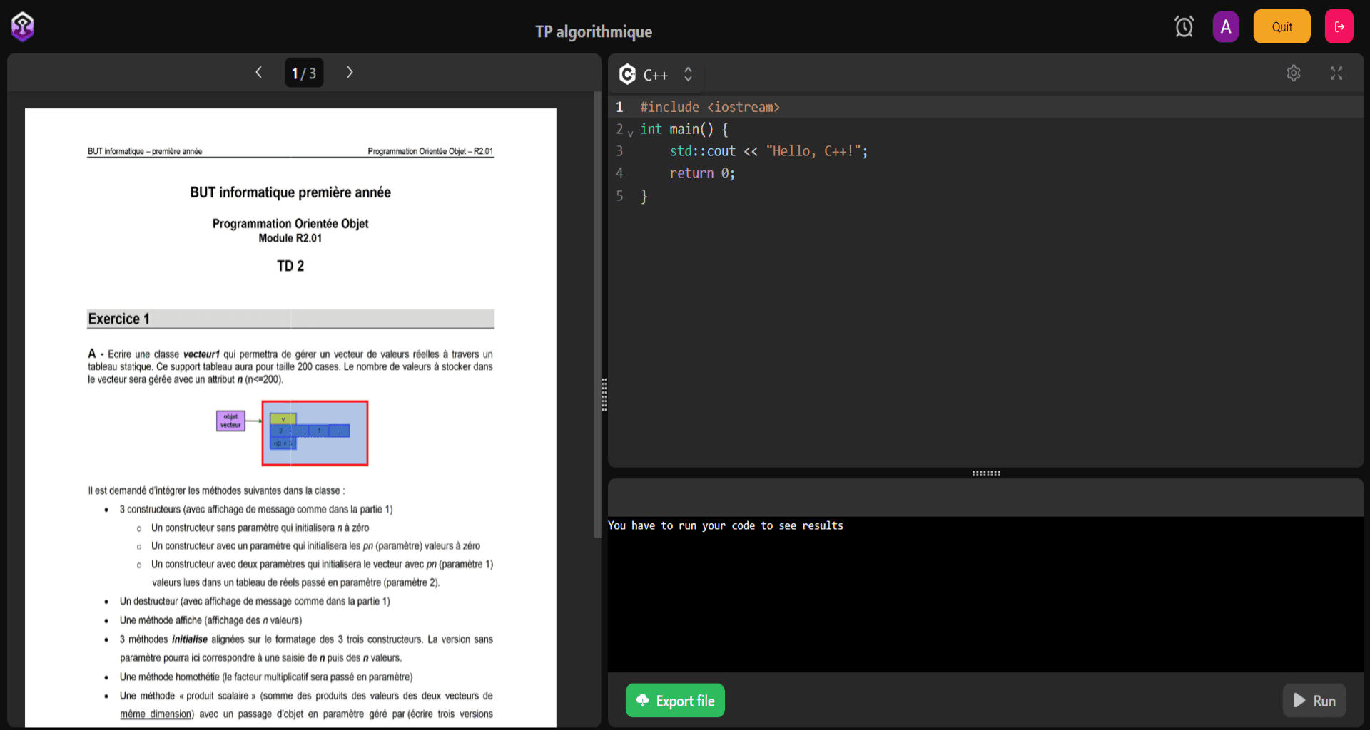 LetsCode Online Compiler Image